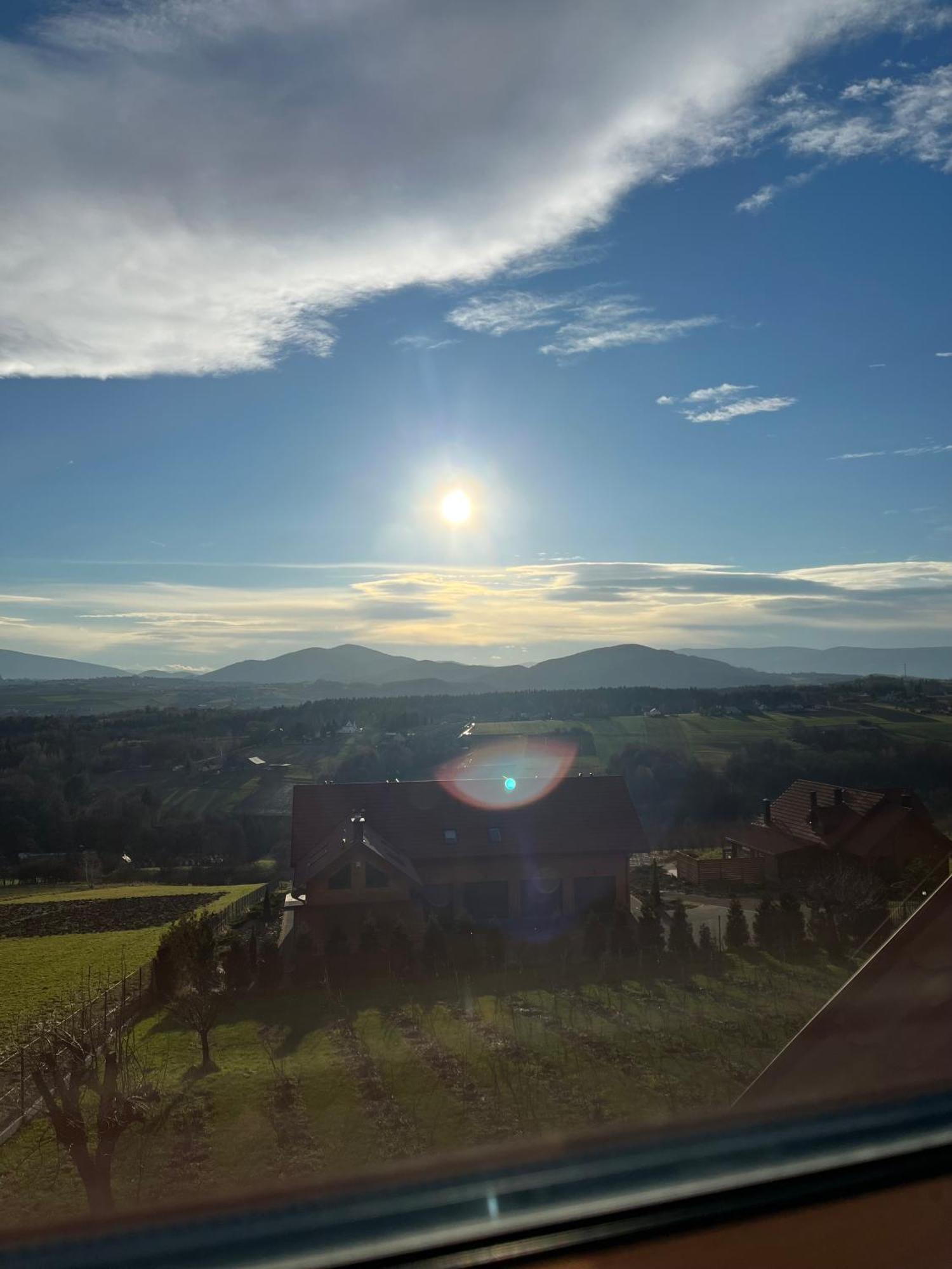 Fantastic View Vineyard Beskid Mountains Gruszow  Buitenkant foto
